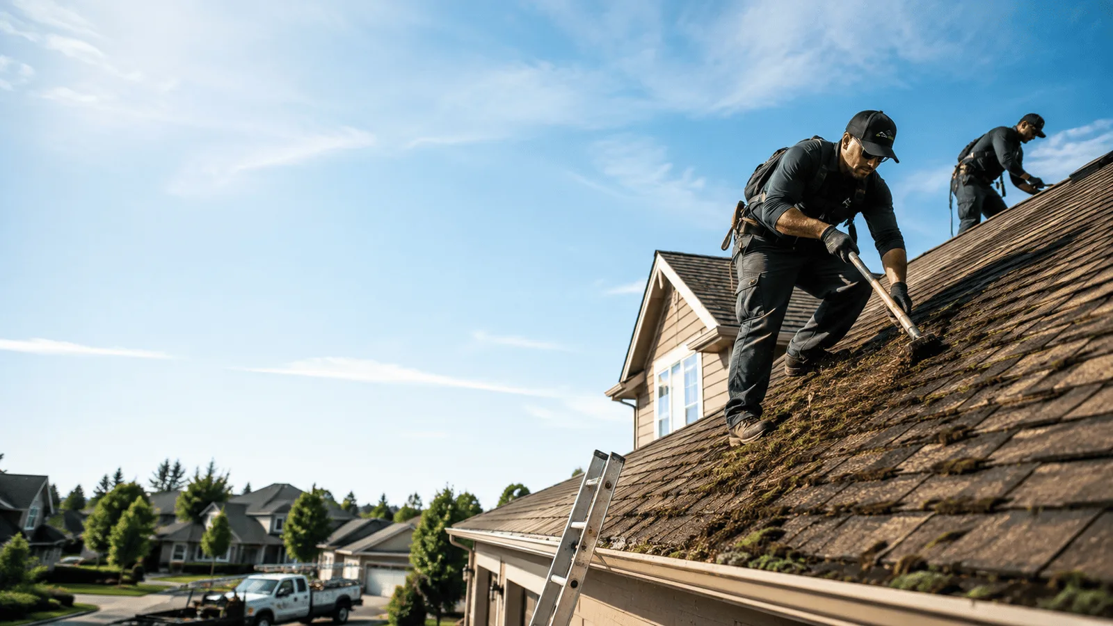 Roof Moss Removal in Deep River, IA near me